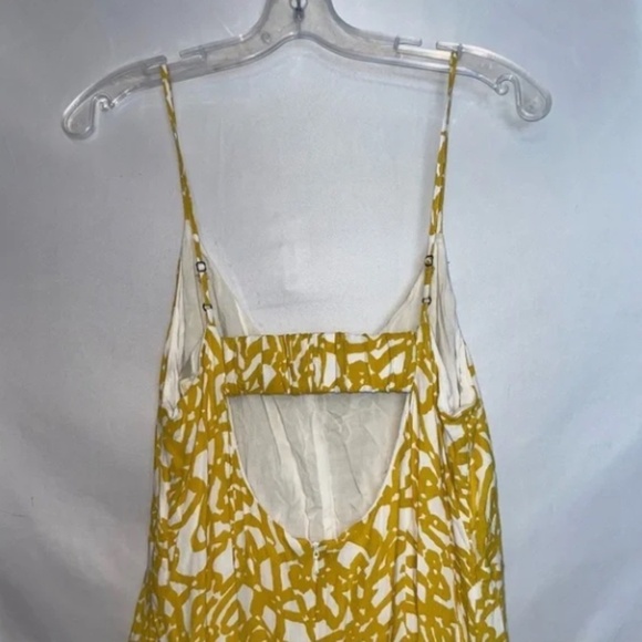 Anthropologie Maeve Brittany Goldenrod Midi Dress - Size 14 - Picture 5 of 11